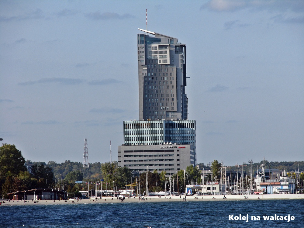 Gdynia widok na Sea Towers