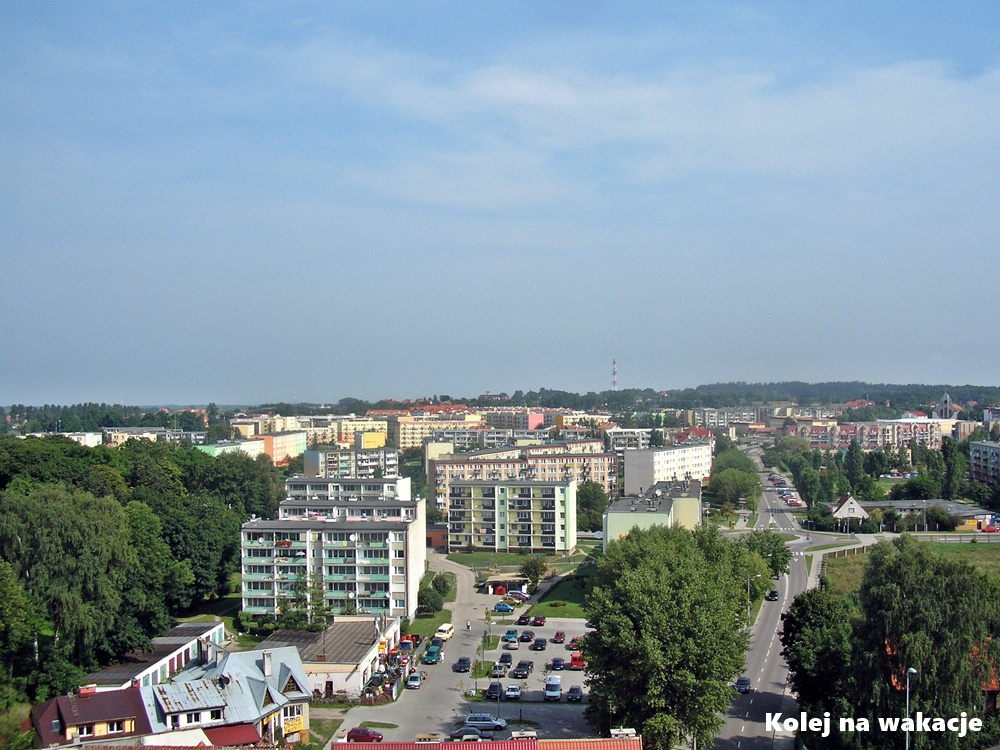 Giżycko - widok na blokowisko