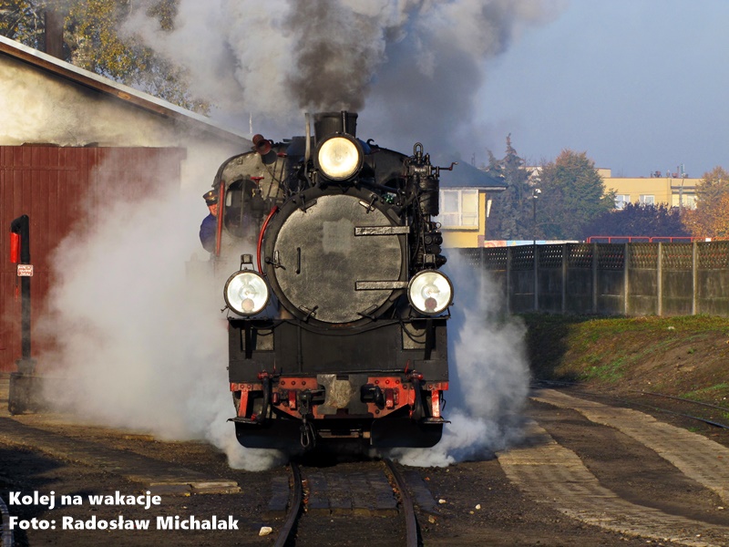 Średzka Kolej Powiatowa - czynny parowóz Px48