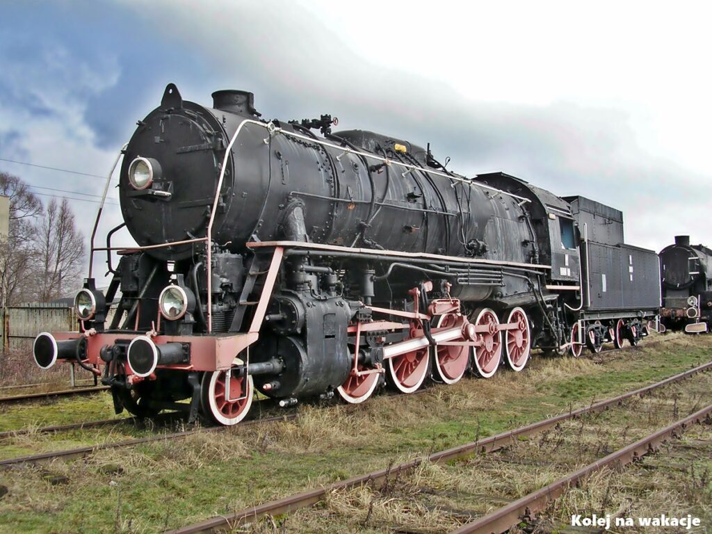 merykański parowóz towarowy Ty246-22 (Truman) w Skansenie Lokomotyw Zduńska Wola Karsznice.