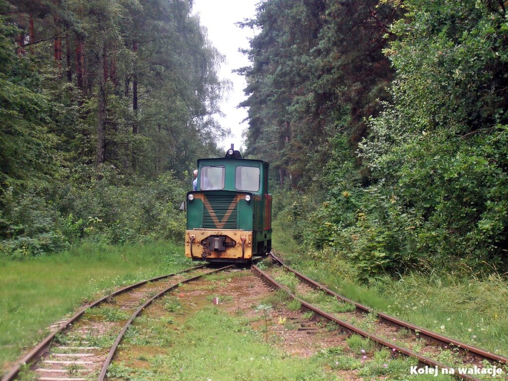 Ełcka Kolej Wąskotorowa - manewry lokomotywy Lyd1 w Sypitkach