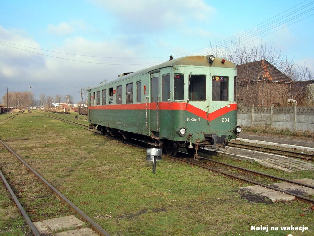 MBxd1-204 Krośniewicka Kolej Dojazdowa 2007 wagon motorowy 1Mw -ostatnie miesiące planowych przewozów.