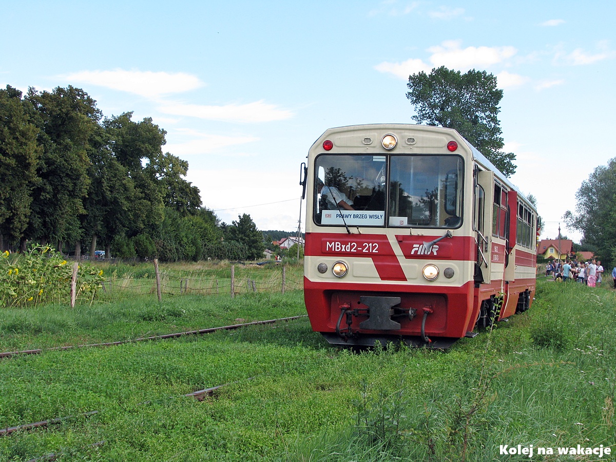 Wagon MBxd2-212 manewruje na stacji Prawy Brzeg Wisły.